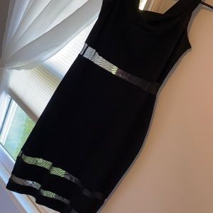 Off the Shoulder Black Dress